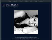 Tablet Screenshot of melindahughes.com